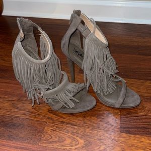 Fringe heels